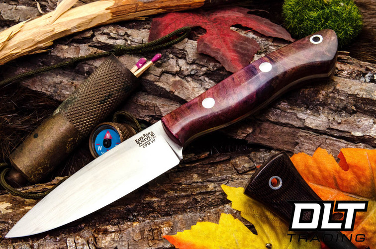 Bark River Mini Aurora 3V Salmon Maple Burl #1