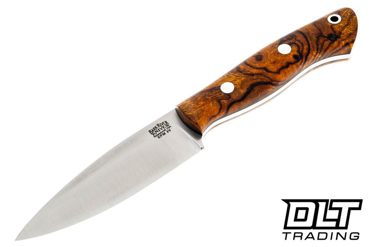 Bark River Mini Aurora 3V Desert Ironwood Burl - Black Liners #2