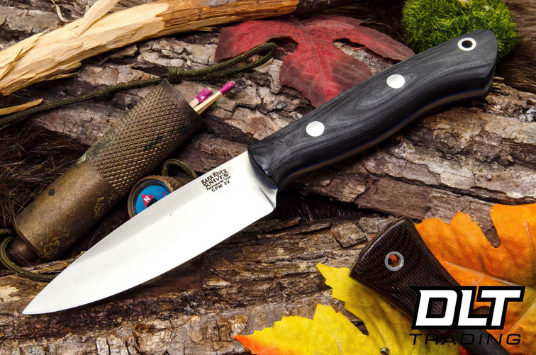 Bark River Mini Aurora 3V Black Suretouch - Matte - Blue Liners