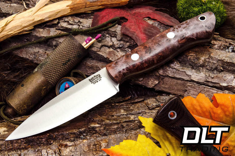 Bark River Mini Aurora 3V Black & Rose Maple Burl #2