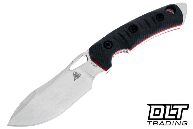 FOBOS Tier 1 Mini - Stonewashed - Carbon Fiber - Red Liners