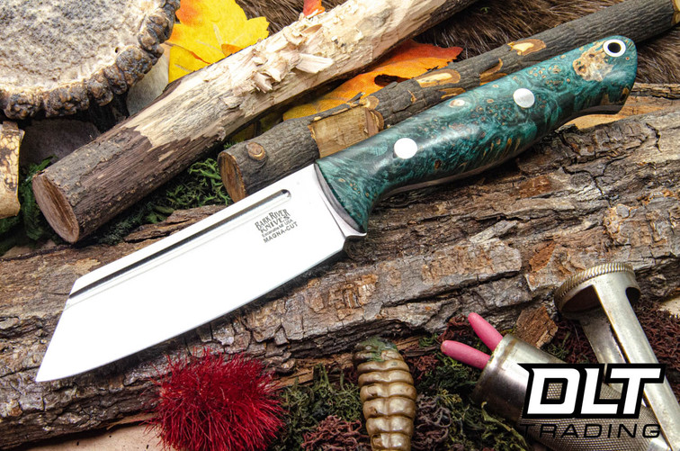 Bark River Taskmaster MagnaCut Teal Maple Burl #04