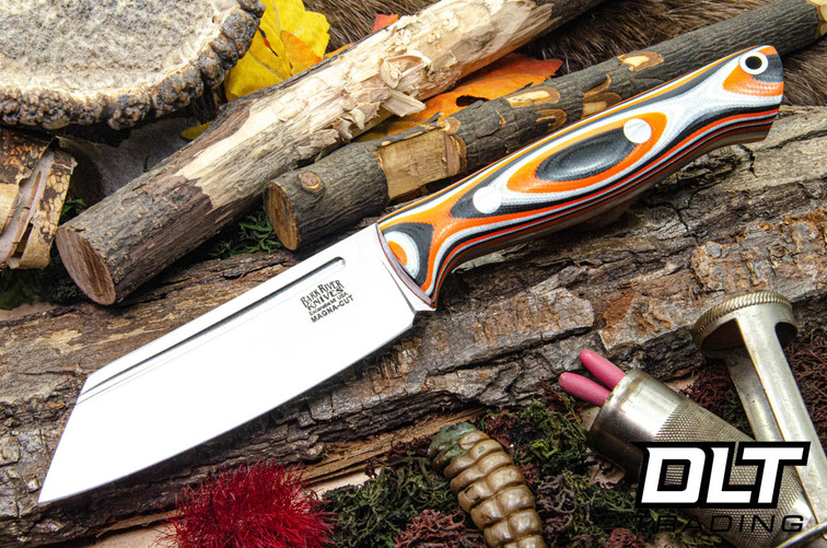 Bark River Taskmaster MagnaCut Hunter's Camo G-10 - Thick Orange Liners