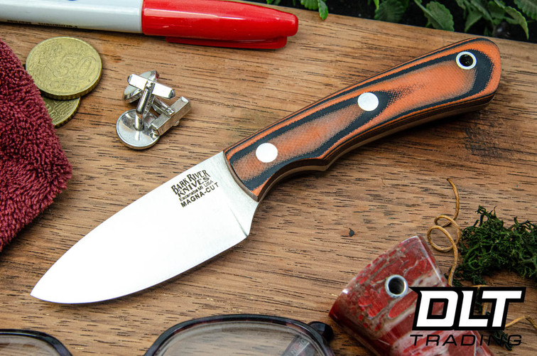 Bark River PSK EDC MagnaCut Orange & Black Suretouch - Matte