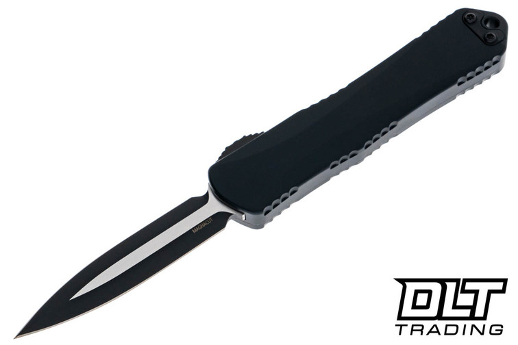 Heretic Manticore E D/E - Black Aluminum Handle - Two Tone MagnaCut Blade