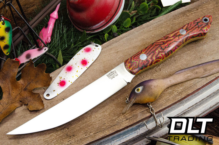 Bark River Mini Kalahari Sportsman CPM-154 IBN Micarta - Yellow Liners #1