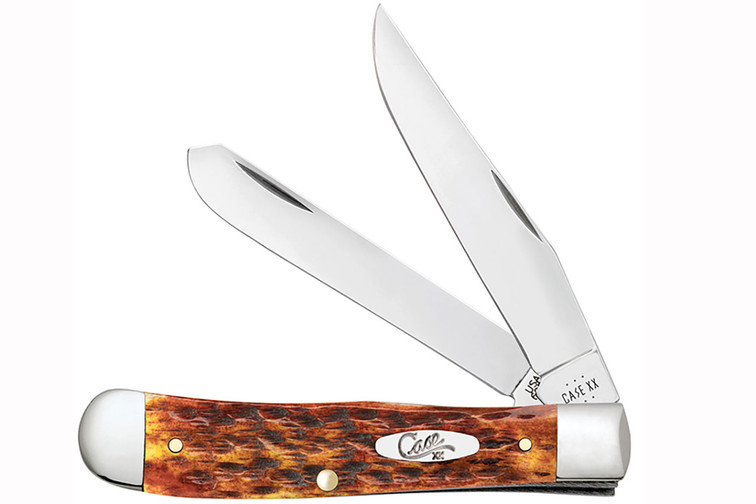 Case Trapper Peach Seed Jigged - Harvest Orange Bone Case Trapper Peach Seed Jigged - Harvest Orange Bone