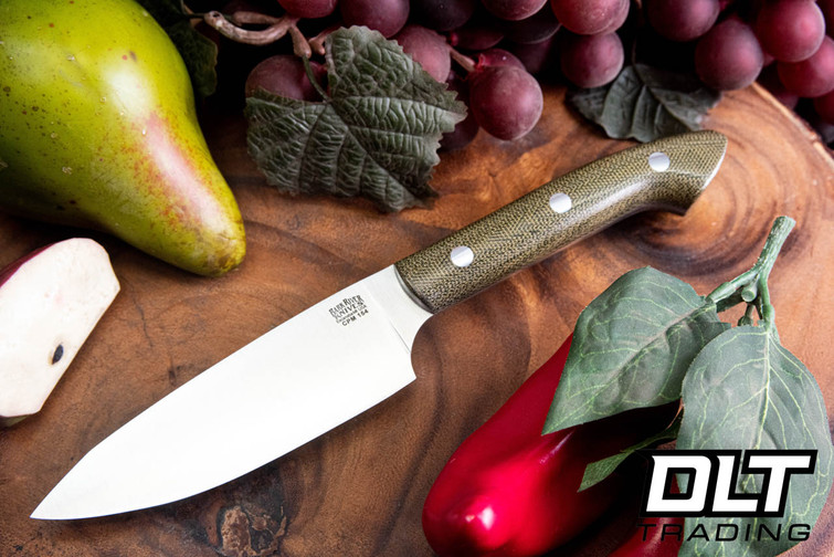 Bark River Petty Z CPM-154 Green Canvas Micarta