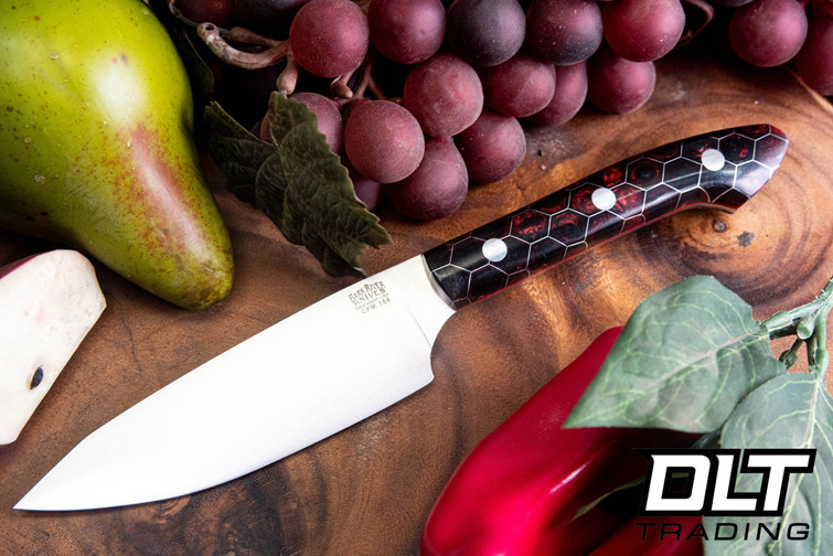 Bark River Petty Z CPM-154 Devil's Cut Caged Voodoo Resin - Red Liners #2