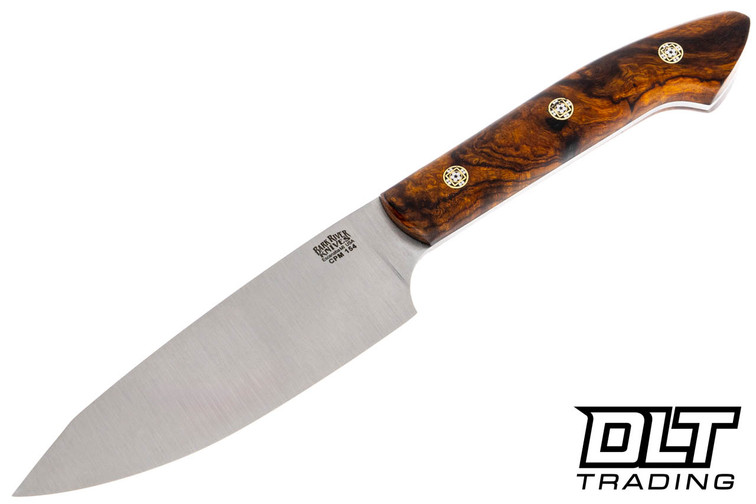 Bark River Petty Z CPM-154 Desert Ironwood Burl - Mosaic Pins #3