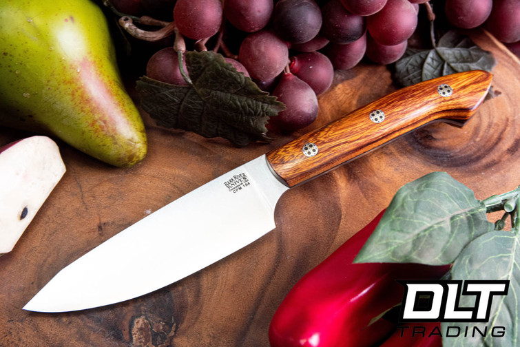 Bark River Petty Z CPM-154 Desert Ironwood - Black Liners - Mosaic Pins #5