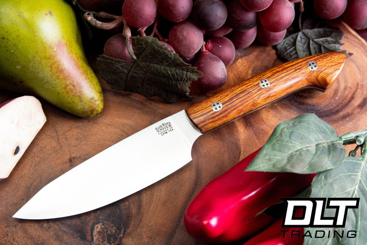 Bark River Petty Z CPM-154 Desert Ironwood - Black Liners - Mosaic Pins #1