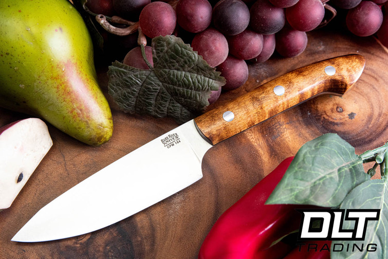 Bark River Petty Z CPM-154 Dark Curly Maple - Black Liners #6