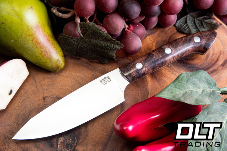 Bark River Petty Z CPM-154 Chocolate Maple Burl