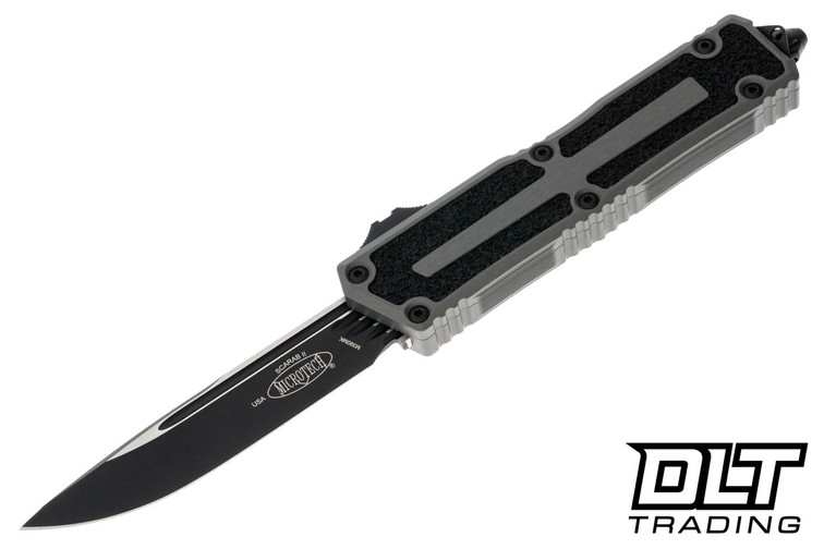Microtech 1278-1NC Scarab II Gen III S/E - Natural Clear Handle - Apocalyptic Blade