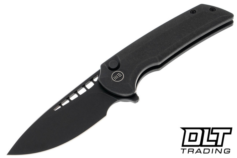 WE Knife Mini Malice 054BL-1 Flipper - Black Titanium - 20CV Black Stonewashed Blade