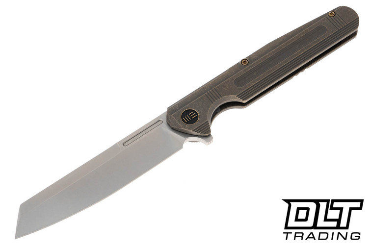 WE Knife Reiver 16020-3 Flipper - Bronze Titanium - S35VN Bead Blasted Blade