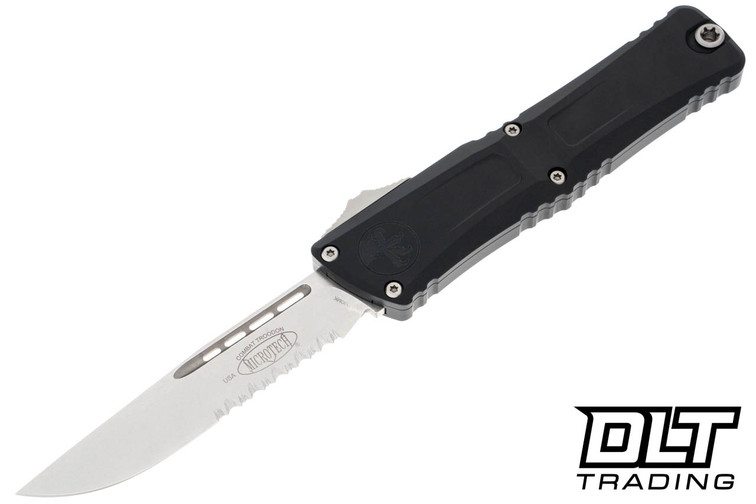 Microtech 1143-11 Combat Troodon Gen III S/E - Black Handle - Stonewashed Blade Microtech 1143-11 Combat Troodon Gen III S/E - Black Handle - Stonewashed Blade