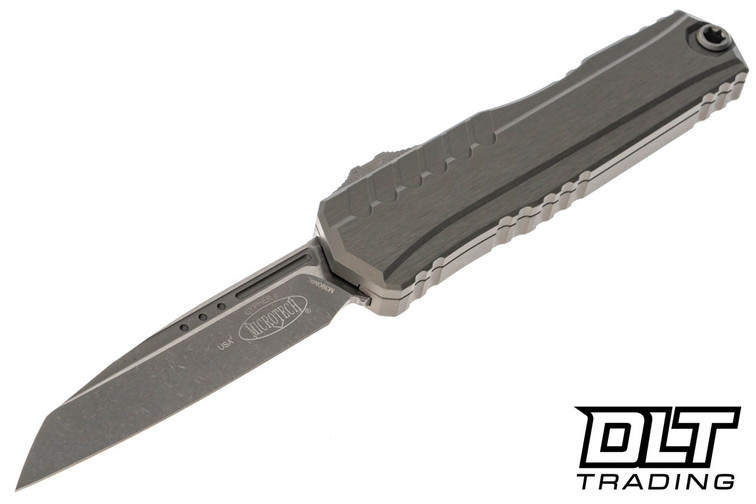 Microtech 1241-10APNC Cypher II S/E - Natural Clear Handle