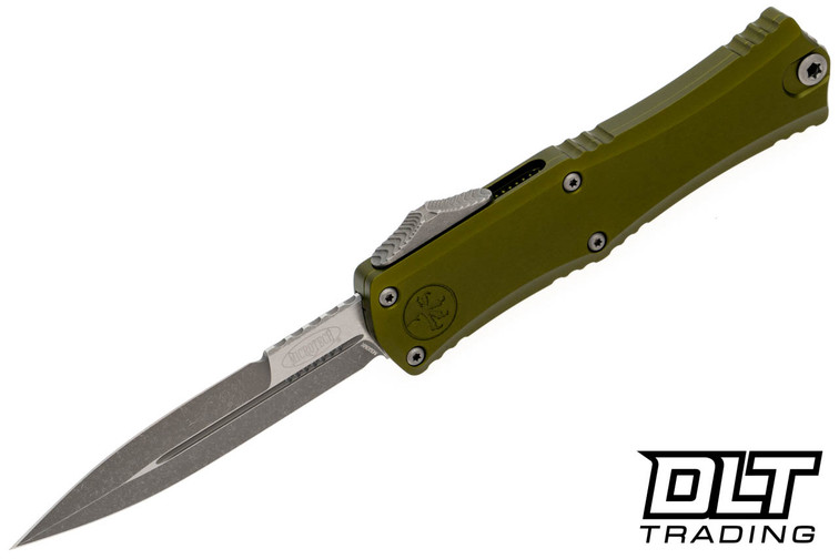 Microtech 1701M-10APOD Mini Hera D/E Bayonet - OD Green Handle - Apocalyptic Blade