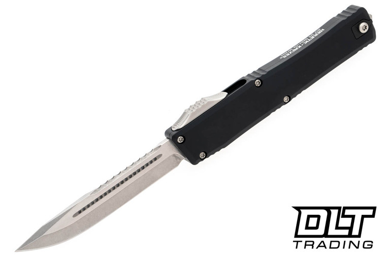 Locusgear nyx キルト Heretic NYX SE Stonewashed MagnaCut Blade - Black Aluminum Handle