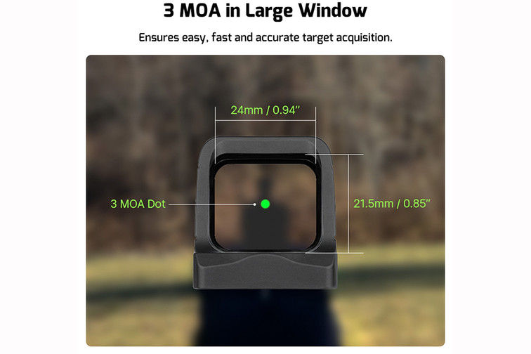 Olight Osight Optique De Visée Verte 3MOA Avec Indicateur De Charge – 3 Modes