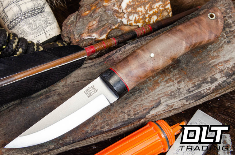 Bark River Forest Scandi MagnaCut - Black Canvas Bolster - Walnut Burl #4