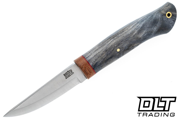 Bark River Forest Scandi MagnaCut - Natural Canvas Bolster - Sky Blue Maple Burl #1