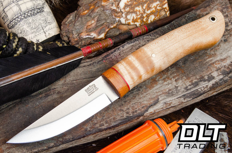 Bark River Forest Scandi MagnaCut - Natural Canvas Bolster - Natural Curly Maple #3