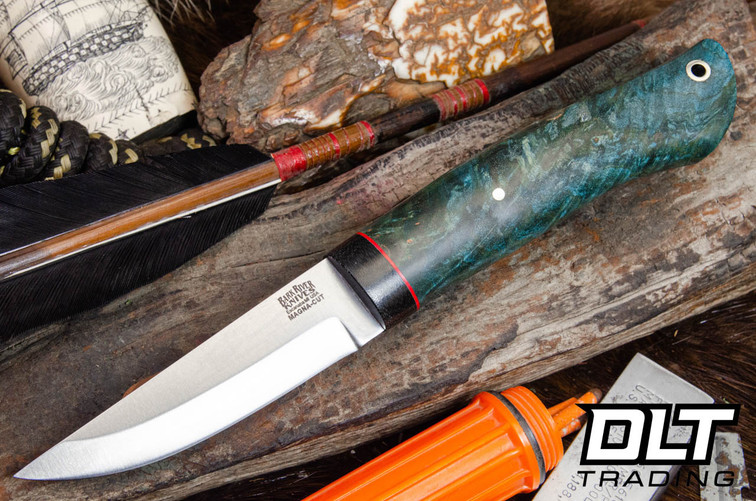 Bark River Forest Scandi MagnaCut - Black Canvas Bolster - Forest Green Maple Burl #4