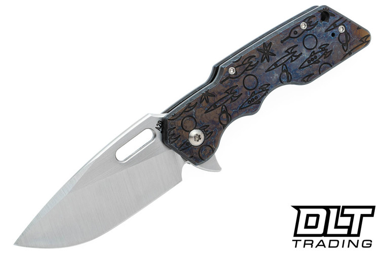 Attn2Detail MK 1 Medium Satin MagnaCut Drop Point - Rising Grind - Atomic Age Design