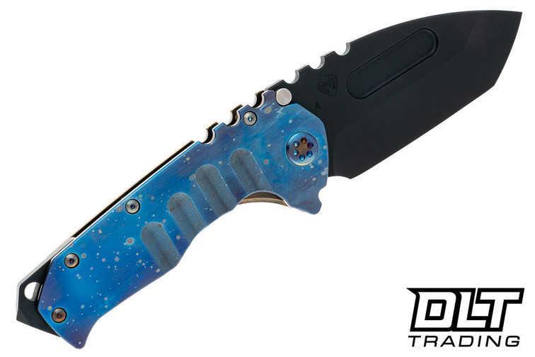 Medford Praetorian T Left Hand Tanto - DLC S45VN - Flamed & Bronze Titanium - Flamed Hardware & Clip #1