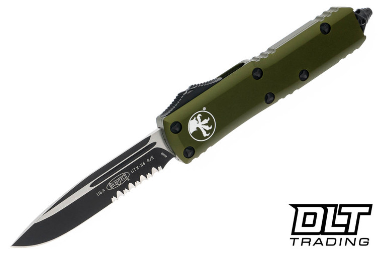 Microtech 231-2OD UTX-85 S/E - OD Green Handle - Black Blade