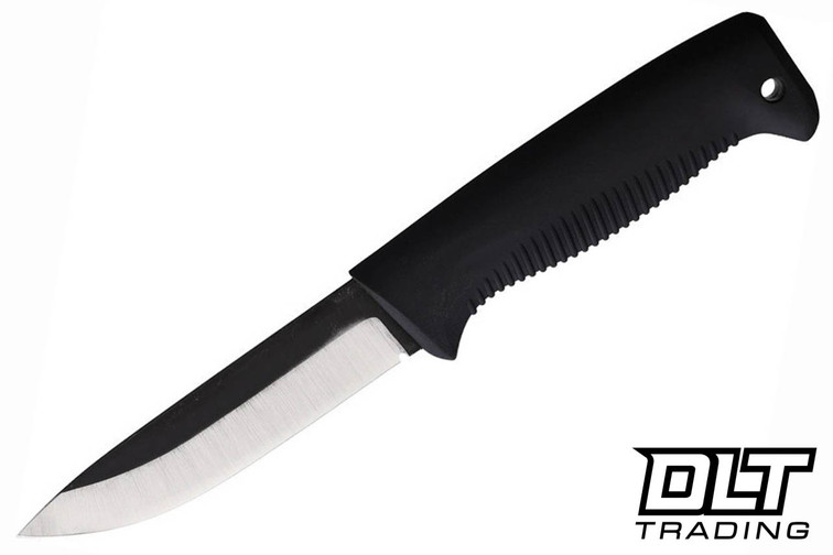 Peltonen M07 Ranger Puukko - Uncoated 80CrV2 Blade - Black Handle - Black Composite Sheath