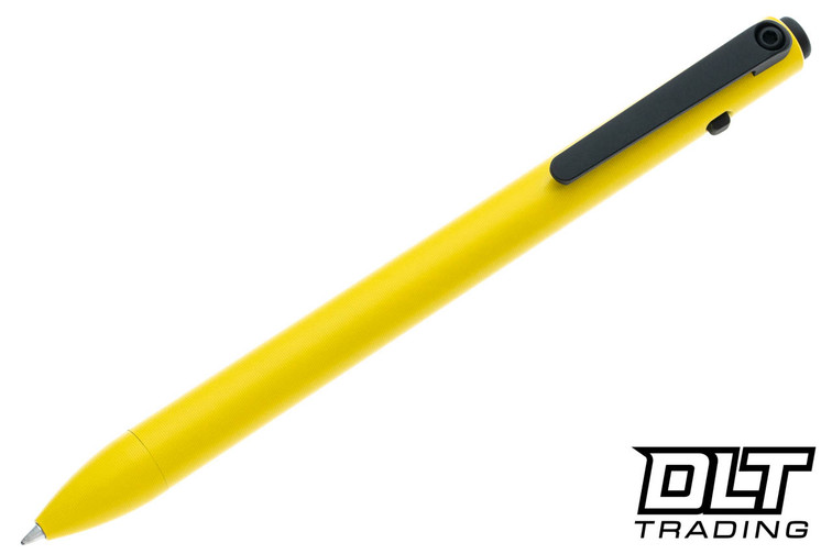 Tactile Turn Side Click Standard - Titanium - Corvette Yellow Cerakote - Black Hardware Tactile Turn Side Click Standard - Titanium - Corvette Yellow Cerakote - Black Hardware