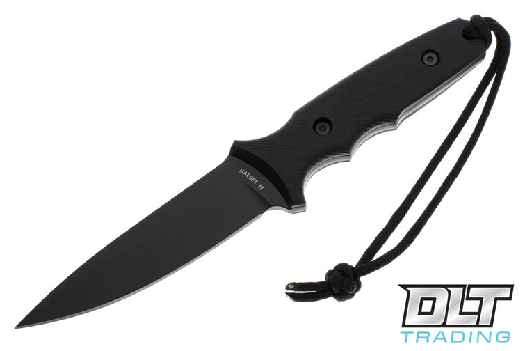Spartan Blades Harsey Tactical Trout - Black S45VN Blade - Black Handle - Black Sheath