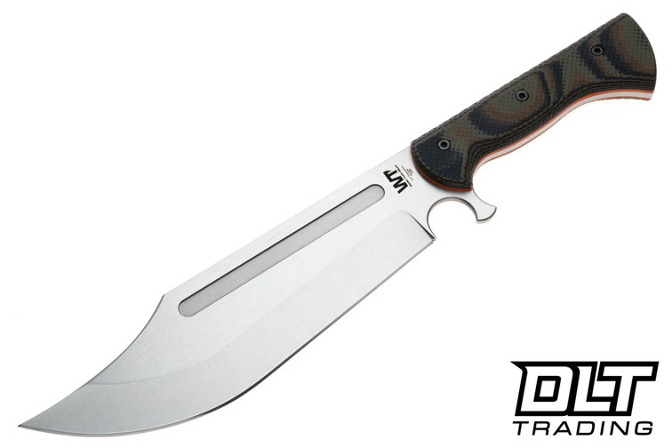 WTG V44X - Satin K329 Blade - Wilderness Camo G-10 - Orange Liners