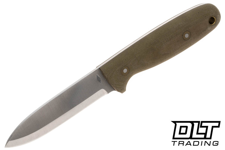 Battle Horse Kepsu - Scandi - Green Canvas Micarta - Matte - DLT