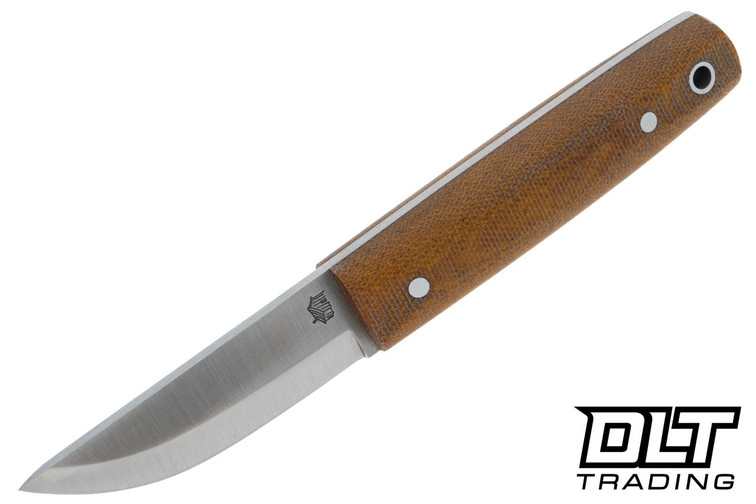 LT Wright Pronghorn 3V - Scandi - Natural Micarta - Matte