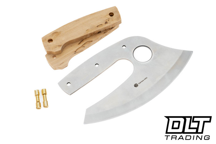 Ulu Kit Nordic Knife Ulu Kit - Curly Birch - DLT Trading