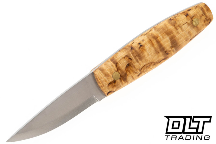 Nordic Knife Korpi 85 - Curly Birch - 14C28N Blade - DLT Trading