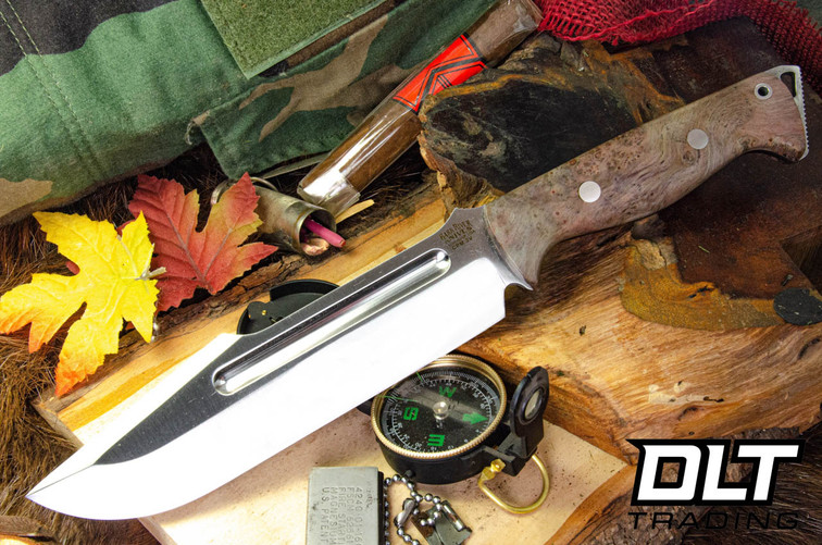 Bark River Tope Recon 3V Grey Maple Burl