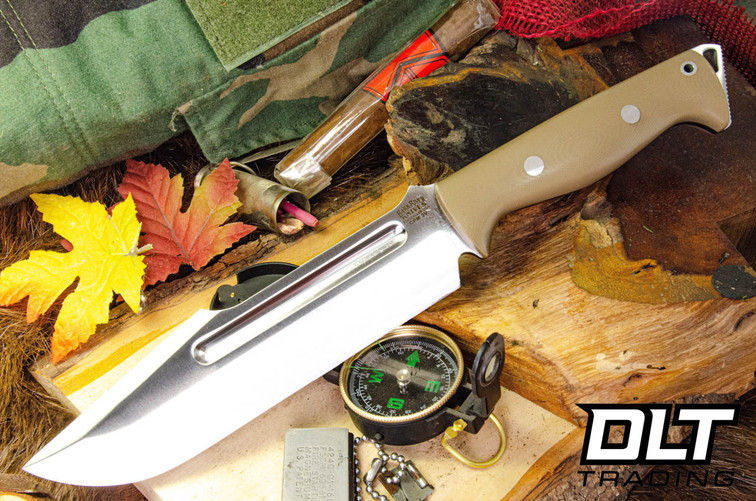 Bark River Tope Recon 3V Desert Tan G-10