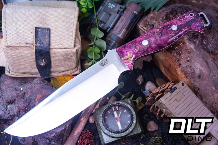 Bark River Bravo Survivor 3V Cherry Maple Burl - White Liners