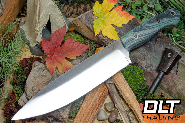 Bark River Aurora III 3V Sage Maple Burl - Grey Liners - Mosaic Pins