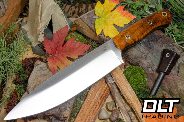 Bark River Aurora III 3V Dark Curly Maple - Black Liners - Mosaic Pins #2