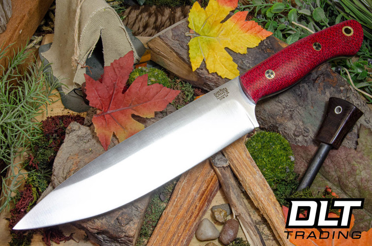 Bark River Aurora III 3V Crimson Burlap - Black Liners - Mosaic Pins