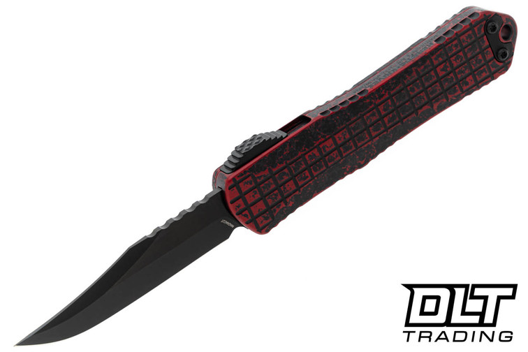 Heretic Manticore E Bowie - MagnaCut DLC Blade - Breakthrough Red Grenade Grip Chassis