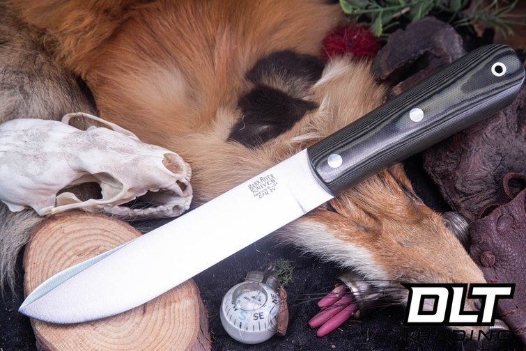 Bark River Mountain Man 5" 3V Ranger Green & Black G-10