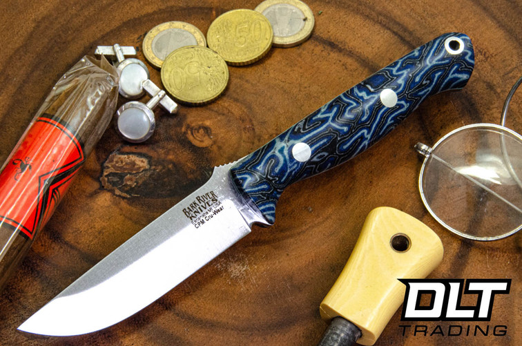 Bark River Bravo EDC Cru-Wear IBN Damacarta - Sea Blue Liners #5